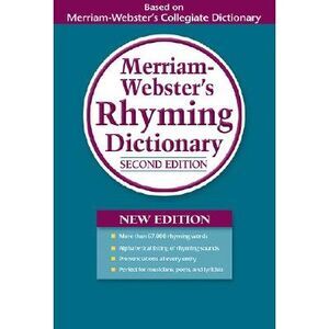 Merriam-Webster's Rhyming Dictionary -- Merriam-Webster